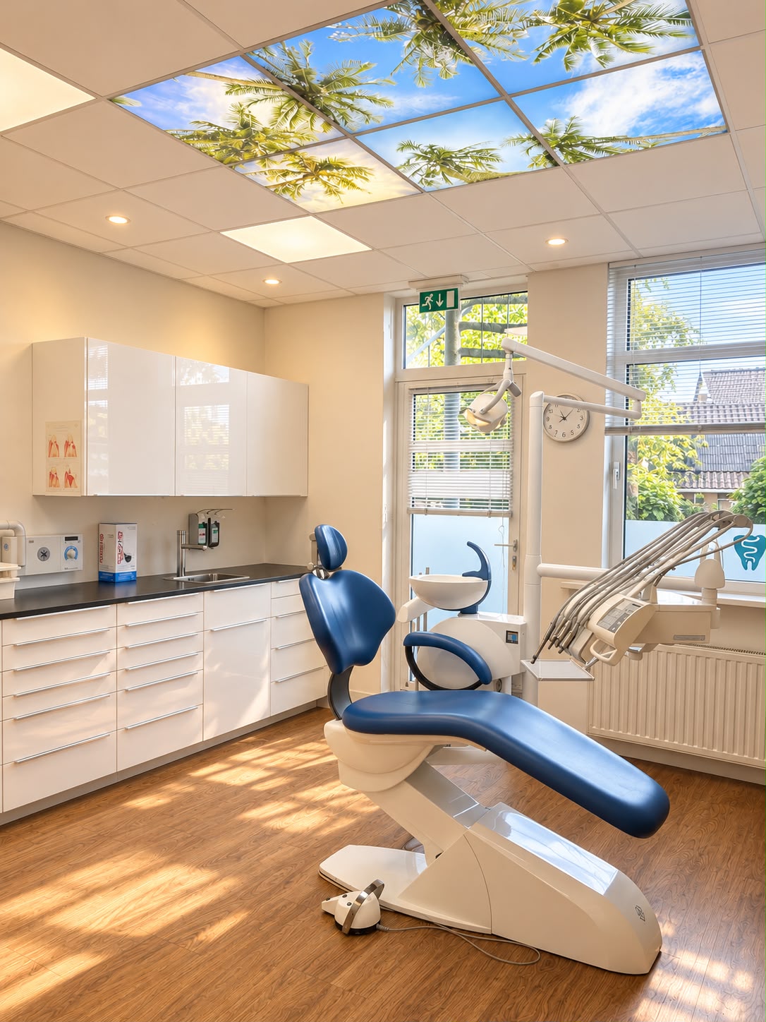 Moderne behandelkamer van Amermondzorg Tandartsen